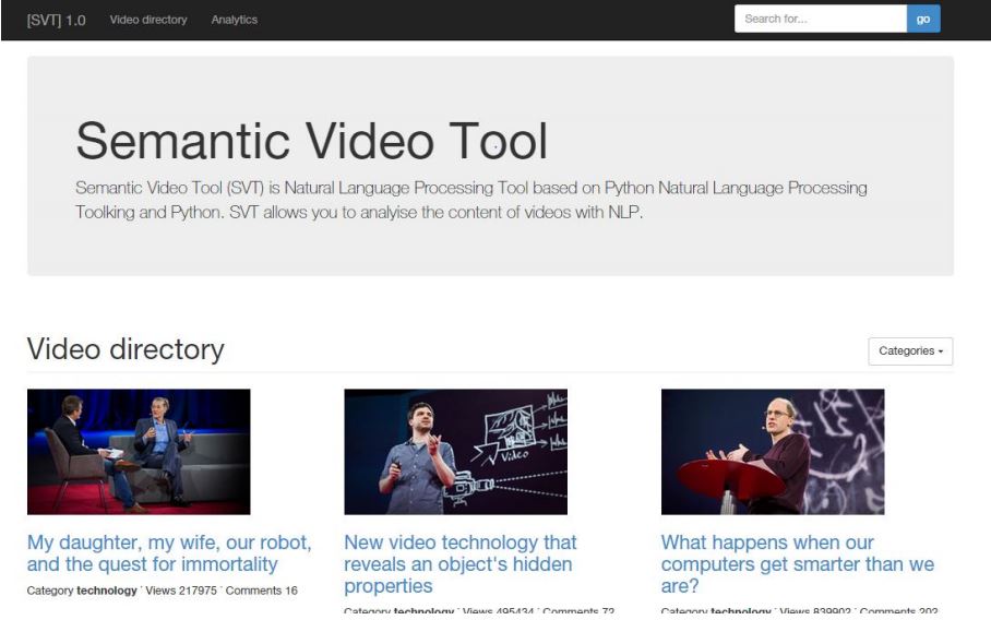 Semantic Video Tool