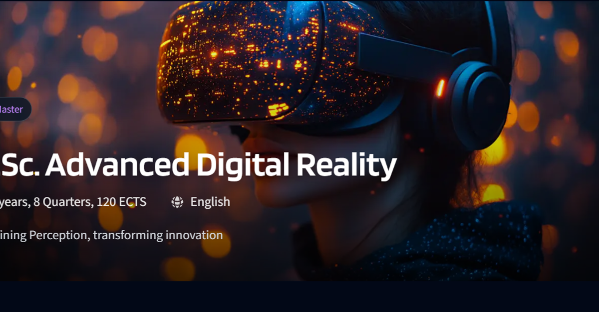 Webinar about MSc Advanced Digital Reality at German UDS